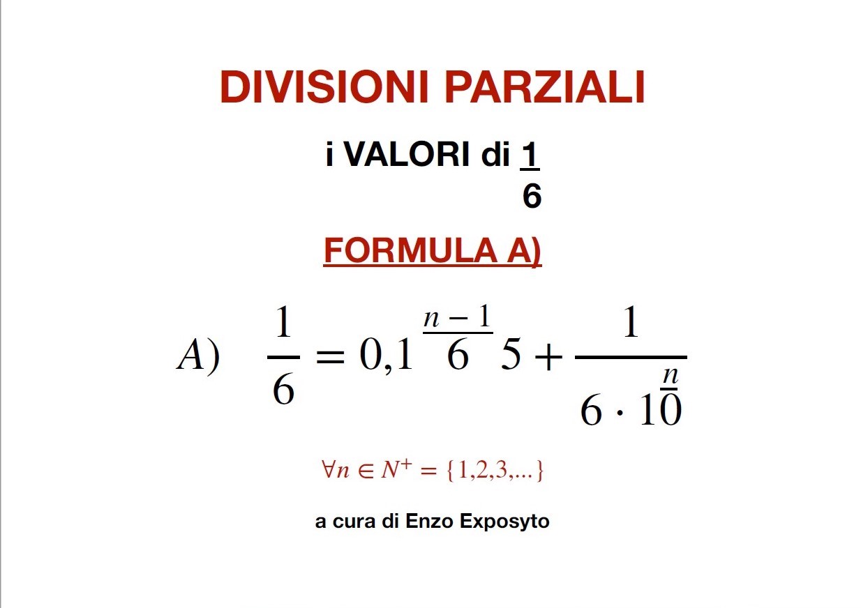 Divisione parziale 1/6